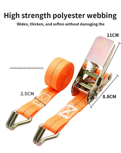 Truck Binding Belt Tensioner Small Ratchet Tensioner Self-Locking Cargo Packaging And Fixing Aircraft Belt Thickening
