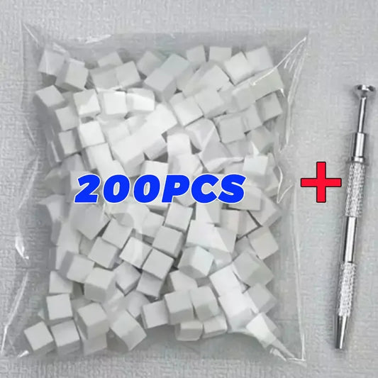 Mini Square Nail Art Sponge with 4 Claws Nail Sponge Metal Grabber Set Multipurpose Blush Gradient Sponges Beauty Manicure Tools