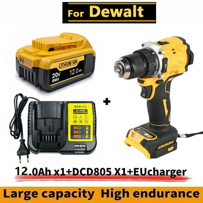 New High-power For DEWALT 20v/60V battery DCB200 DCB205 DCB206  * power tool 18V battery 3AH 8AH 12AH 18AH batteries  DCD805