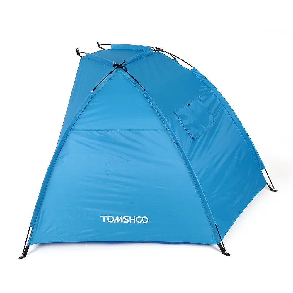 TOMSHOO Camping Tent Outdoor Sports Sunshade Tent Oxford Fabric Lightweight Tent for Fishing Picnic Beach Park