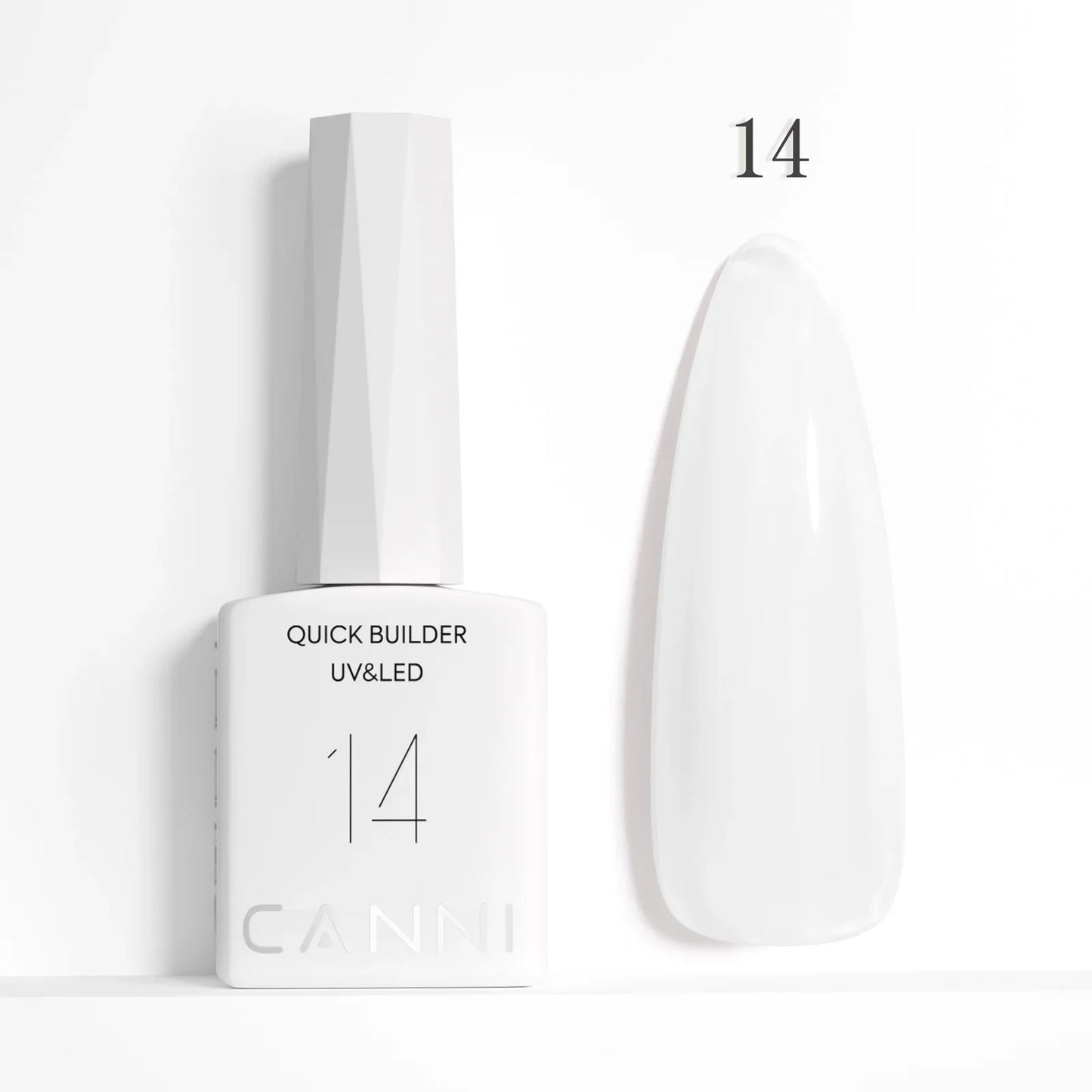 CANNI Nail Gel Polish HEMA/TPO FREE Extension UV Gel Builder Nail Gel In Bottle Semi Permanent Rubber Base Self-leveling Gel