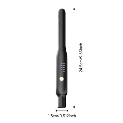 2-in-1 Mini Hair Straightener & Curler - Ceramic Fast Heating 140-220°C - Portable Flat Iron for Short Hair Travel Styling