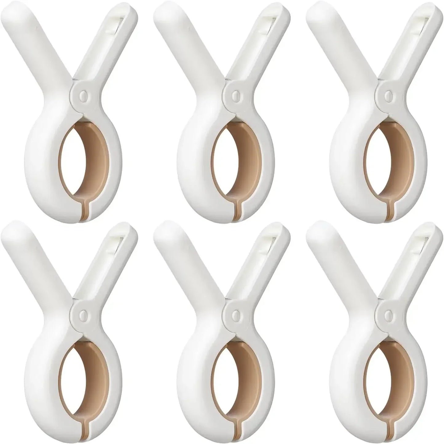 6/12Pcs Beach Towel Clips Plastic Clothespin Heavy Duty Laundry Clips to Keep Your Towel Clothes Blankets from Blowing Away