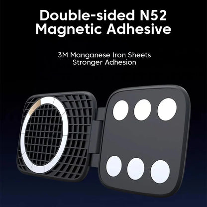 Ultrathin Car Magnetic Mobile Phone Holder Adjustable Foldable Anti-shake Vehicle Navigation Phone Universal Stand Accessories
