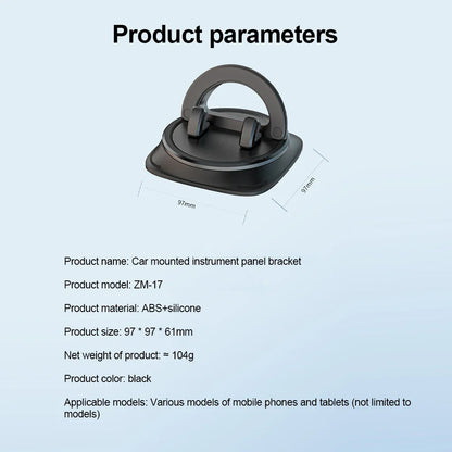 360 Degree Rotation Car Phone Holder Dashboard Stand Bracket Universal for iPhone Samsung Xiaomi Huawei Car Accessories