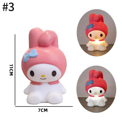 Hello Kitty Night Light Cartoon Kitty Lamp Bedside Sleeping Reading Light Home Desktop Home Decorations Party Favors Gift