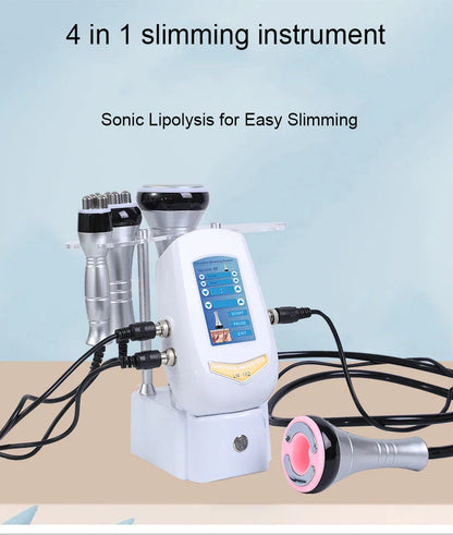 40K Cavitation Machine 4-1 Ultrasonic RF Body Shaping Lose Weight Multipolar Slimming Facial Skin Tightening Lifting Device