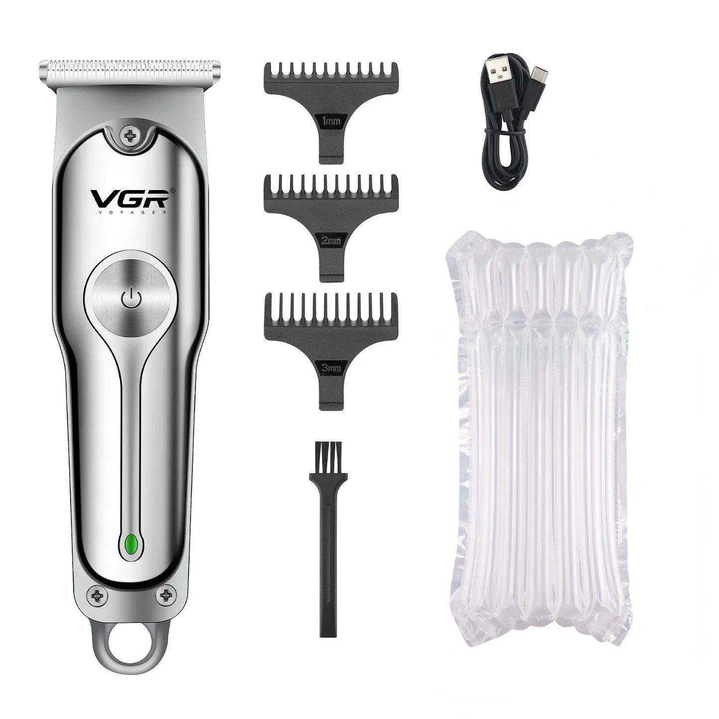 VGR Trimmer Rechargeable Hair Clipper Cordless Hair Cutting Machine Electric Clipper Professional Hair Trimmer for Men V-071