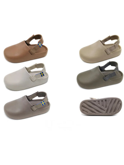 2026 Autumn New EVA Baotou Slippers for External Use, Couple Half Slippers, Non slip, Can be worn externally