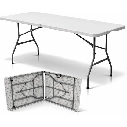 Sturdy 6ft 1.8m High Outdoor Catering Trestle Table for Parties and Gardens
