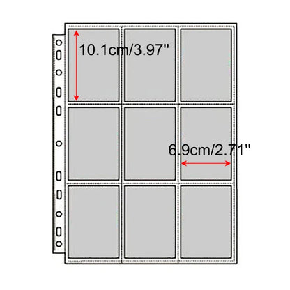 A4 Binder Photocards Holder Kpop Photo Card Page 2/3/4/9/10 Pocket Sleeves PVC Free Photo Album Refills 4x6 10x15 Pocket Sleeves