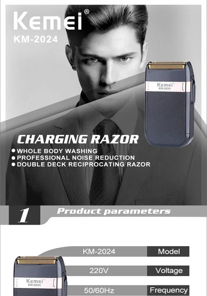 Kemei Hair Clipper Kit Men's Electric Shaver Hair Trimmer Machine Professional Hair Cutting Machine Km-2299 Km-032 Km-2024