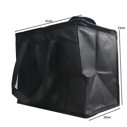 Leakproof Insulated Lunch Cooler Bag - Collapsible, Waterproof Thermal Tote with Ice Pack for Delivery & Outdoors