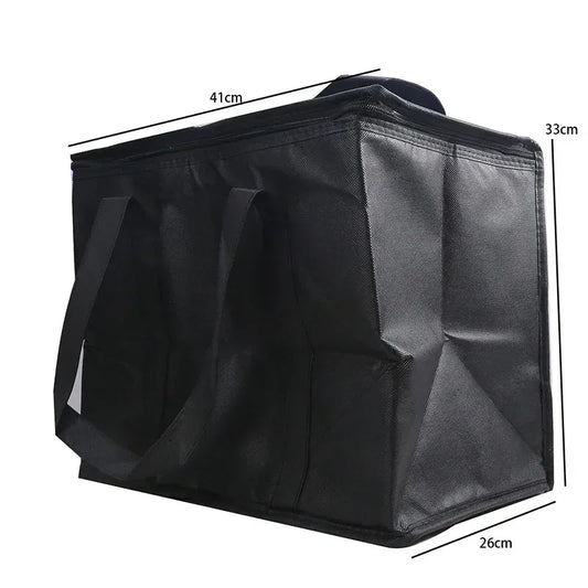 Leakproof Insulated Lunch Cooler Bag - Collapsible, Waterproof Thermal Tote with Ice Pack for Delivery & Outdoors