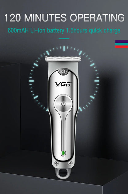 VGR Hair Trimmer Professional Hair Clipper Wireless Hair Cutting Machine Electric Zero Cutting Machine Trimmer for Men V-071
