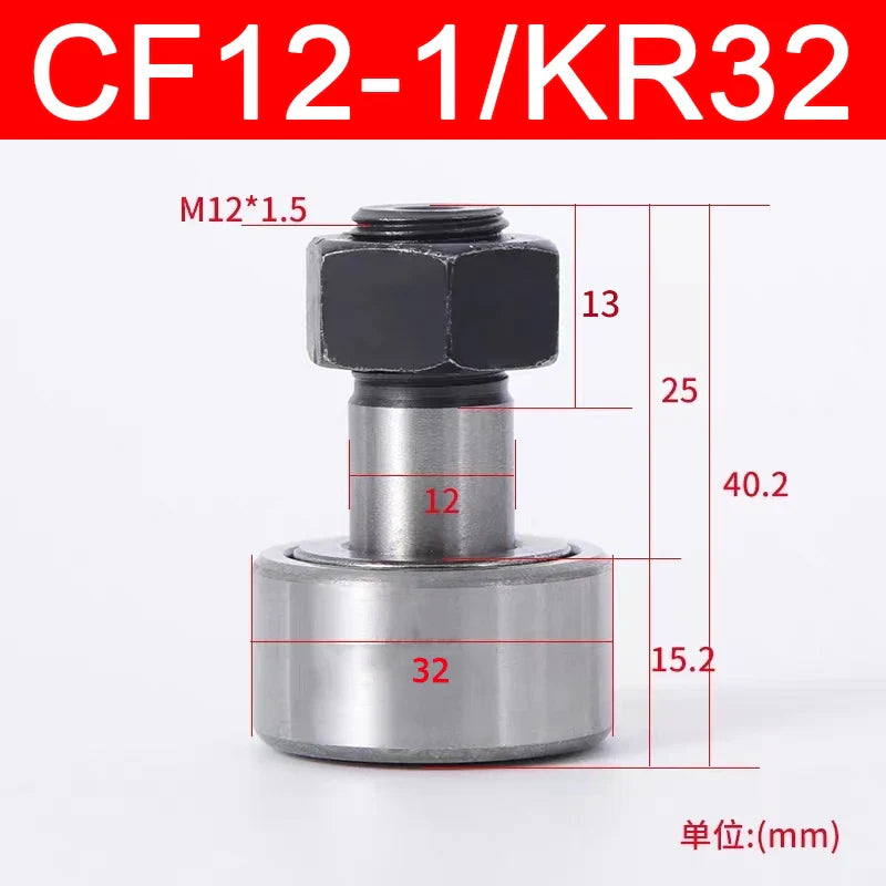 Cam Needle Roller Bearing Bolt Type CF3 CF4 CF5 CF6 CF8 CF10 CF12 CF16-CF30 KR10 KR12 KR13KR16-KR90 Wheel And Pin Bearing