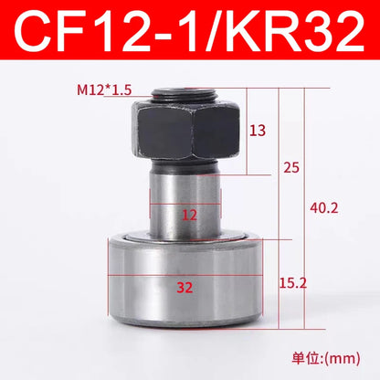 Cam Needle Roller Bearing Bolt Type CF3 CF4 CF5 CF6 CF8 CF10 CF12 CF16-CF30 KR10 KR12 KR13KR16-KR90 Wheel And Pin Bearing