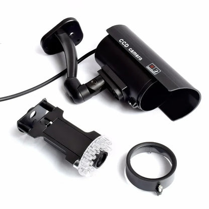 ALARMEST Fake Camera Dummy Waterproof Security CCTV Surveillance Camera With Flashing Red Led Light Outdoor Indoor