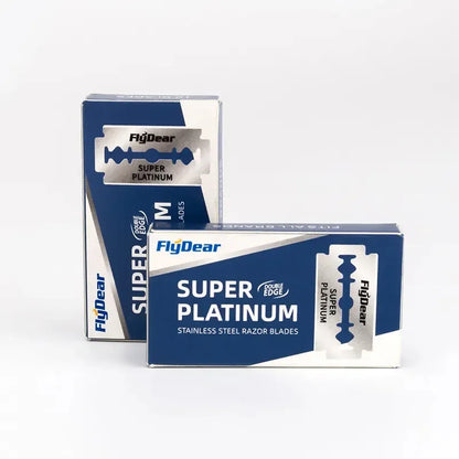 10/50/100Pcs Stainless Steel Razor Blade Old-Fashioned Manual Double-Sided Razor Blade Hairdressing Barber Shop Tools