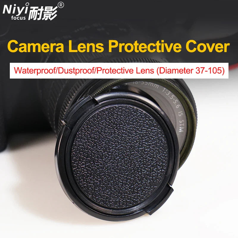 Camera Cap Lens Cap Lens Cover Protector Universal For Canon Nikon Sony Olypums Fuji Samsung 37 39 40.5 43 46 49 52 55 58 62 67