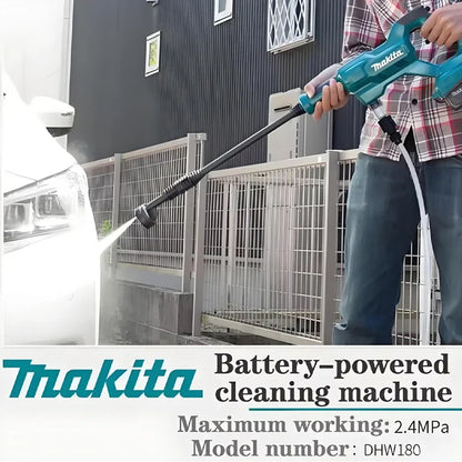 2026 new model Makita DHW180 Battery High Pressure Washer 18V Cordless Portable Cleaning Device High Flow Rate Power Tool