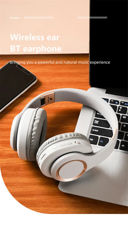Shoumi 15 Hours Play Wireless Headset Bluetooth Television Headphone with Mic,Bluetooth Adapter Built-in Battery,for TV Computer