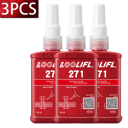 243 271 50ml Threadlocker Anaerobic Glues Anti Loose Screw Glues Fastening Quickly Cured Thread Locking Agent Sealant for Screws