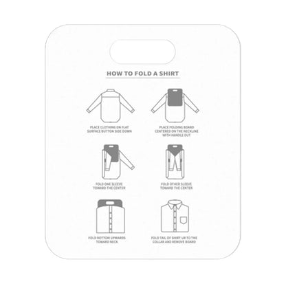 68cm/48cm Plastic Clothes Folding Board Durable Kids Laundry Folder Easy and Fast Shirt Folding Board Home Storage Tool for Kids