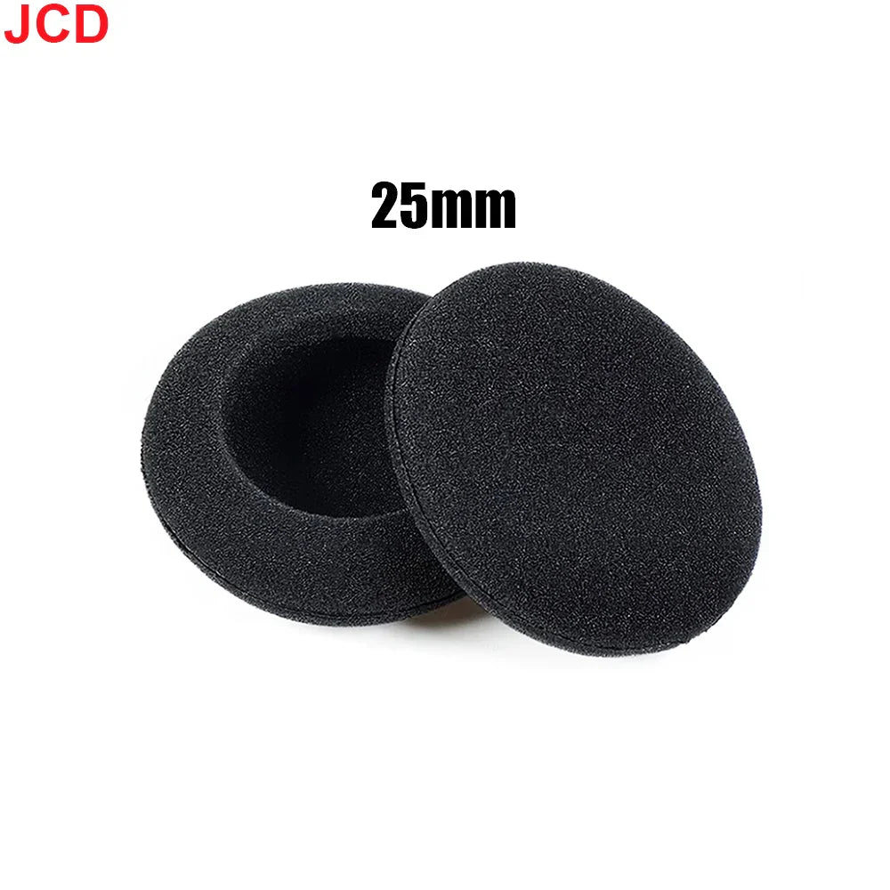 10pc Thickened Foam Ear Pads For Headphones Sponge Replacement Cushions Covers Earphones Case 35mm 40mm 50mm 55mm 60mm 70mm 75mm