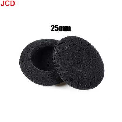 10pc Thickened Foam Ear Pads For Headphones Sponge Replacement Cushions Covers Earphones Case 35mm 40mm 50mm 55mm 60mm 70mm 75mm