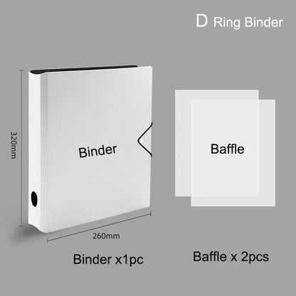 A4 Binder Photocards Holder Kpop Photo Card Page 2/3/4/9/10 Pocket Sleeves PVC Free Photo Album Refills 4x6 10x15 Pocket Sleeves