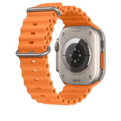 Silicone Band For Apple Watch strap 44mm 45mm 40mm 41mm 42-38mm 45 mm sport bracelet iwatch series 8 7 6 5 4 3 SE 9 Ultra 2 49mm