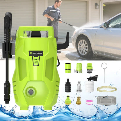 2300W Electric High Pressure Washer 480Bar PSI Power Jet Wash Patio Car Jet Washers,7m Hose & 5.5m Power Cord, Adjustable Nozzle