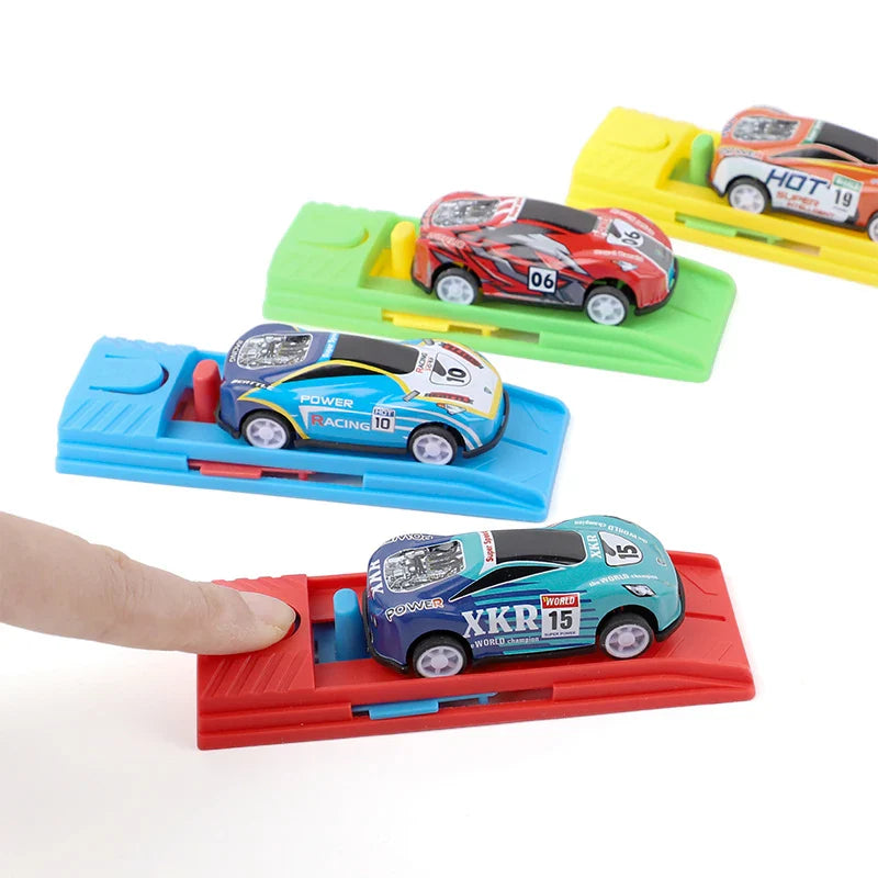 5-20Pcs Alloy Shooting Flying Racing Car Toys for Kids Boy Birthday Party Favors Goodie Pinata Fillers Baby Shower Guest Gifts