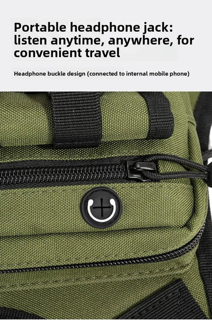 Outdoor Tactical Vest Multi-Functional Waterproof Wear-resistant Vest Backpack Men's Tactical Chest Bag for Hunting