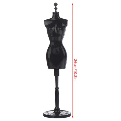 1/6 Doll Mannequin Coat Hanger Dollhouse Doll Skirt Support Wedding Mannequin Stand Humanoid Model Toy Doll Gown Display Form