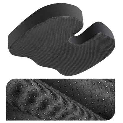 Comfortable breathable seat cushion, U-shaped design wave sponge massage cushion can relieve buttock pressure/coccyx pain