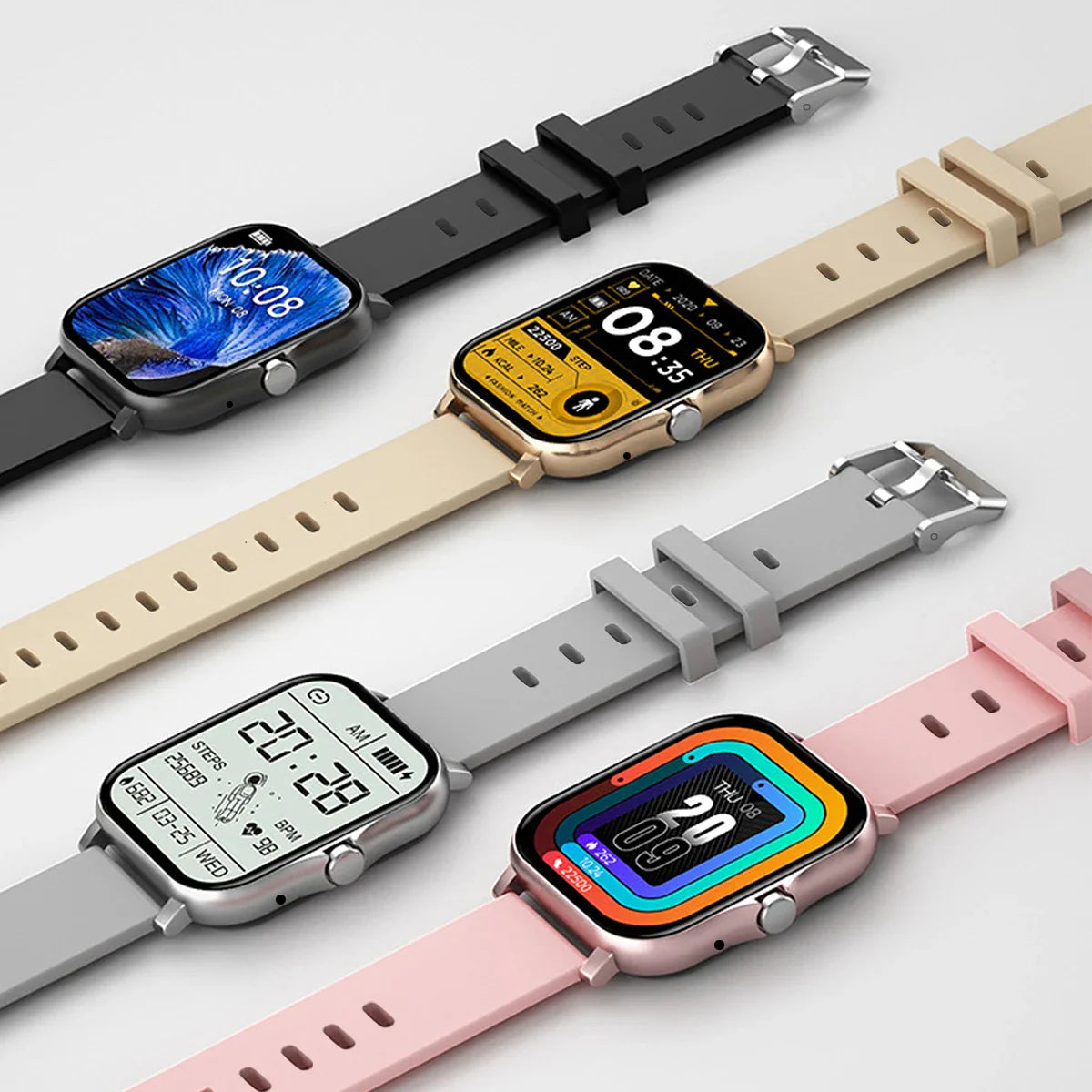 1.83'' Waterproof Smart Watch with Message Answer Call Sleep Monitoring Sports Pedometer Information Alerts For iPhone Android