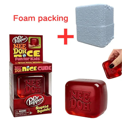 Nee DOH Model Soft Squishy Toy  Nice Cube Sensory Stress Reliever Fidget Tool for Anxiety for Adults & Kids Premium in Stock