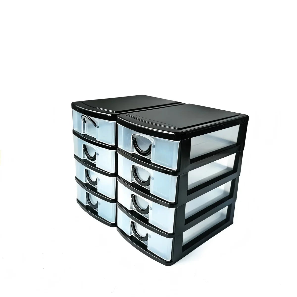 4-layer drawer-style jewelry storage box, rhinestone storage box, transparent earring storage box