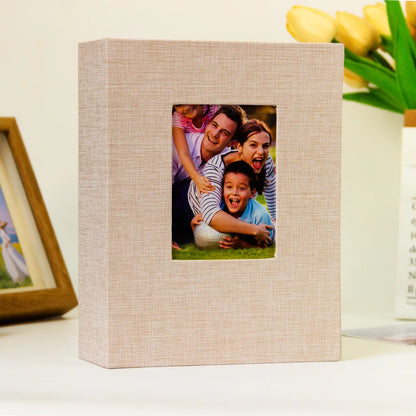 7-inch 100-piece Photo Album Bookshelf Album Fabric Cover Album Suitable For Storing Family Anniversary And Wedding Photos