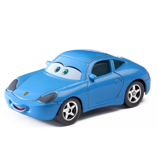 Cars toy Pixar Cars Toy Lightning McQueen Jackson Storm Mater Sally Sheriff 1:55 Diecast Model Car Toy Children Birthday Gift