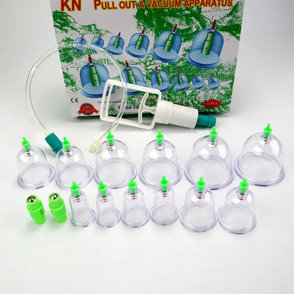 12/6 Pcs Jar Vacuum Cupping Cans Device for Massage Meridian Therapy Acupuncture Anti Cellulite Suction Cup Body Massage Cans