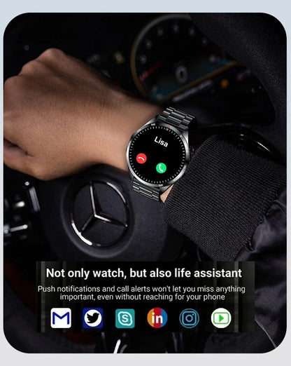 LEMFO Smart Watches For Men Women 1.5" 360*360 HD Screen 330mAh Battery Heart Rate Sleep Health Bluetooth Call  Watches For Man