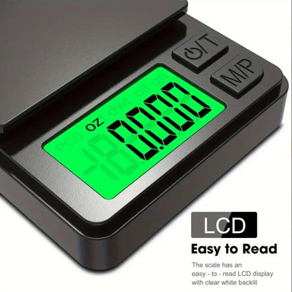 For Digital Weighing, Food and Jewelry, Kitchen Scale, High-precision Small Electronic Scale Precision Scale with Backlit LCD