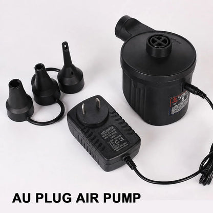 Portable Electric Air Pump with Multiple Nozzles for Quick, Suitable for Swim Ring, Pool Rafts and Inflatable Toys