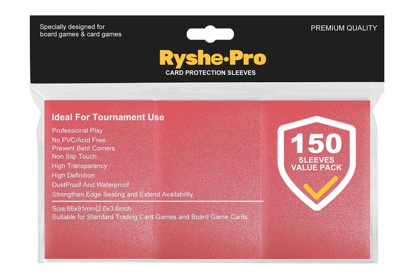 100PCS 66x91mm Matte Standard Size Card Sleeves TCG Trading Cards Protector For Tarot Shield Board Games Magical Cover PKM