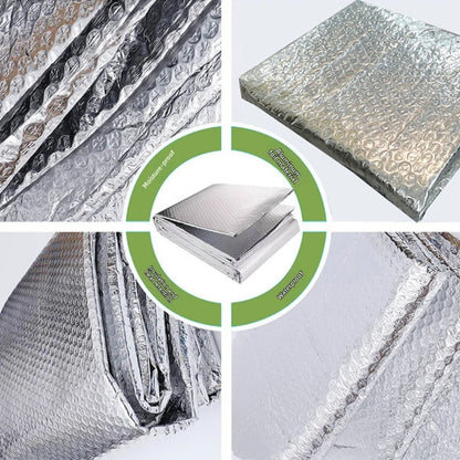 0.6m By 1.2m Radiator Aluminum Foil Insulation Sheet Double Sided Reflective Heat Barrier For Walls And Floors