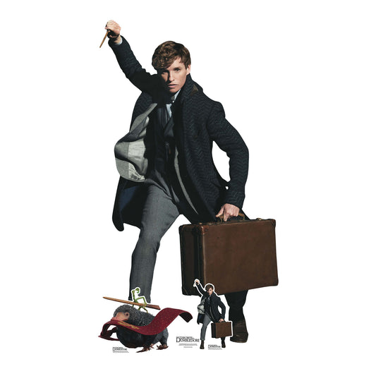SC4055 Newt Scamander Eddie Redmayne The Secrets of Dumbledore Cardboard Cut Out Height 170cm