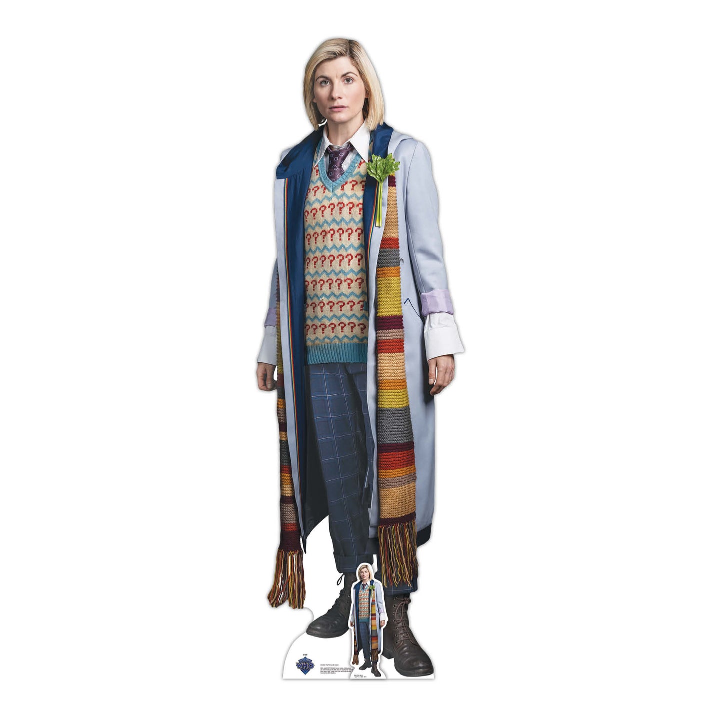SC4229 Thirteenth Doctor Multi Jodie Whittaker Cardboard Cut Out Height 171cm